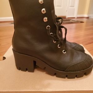 ASOS Ripple Chunky Lace-up boots